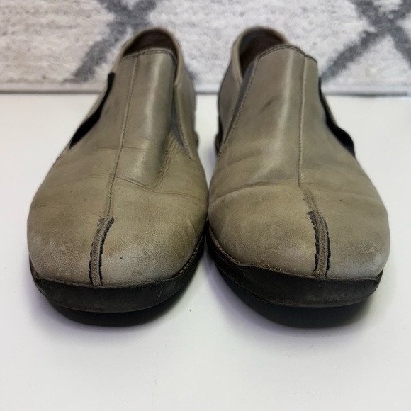 Rieker Women’s EU 40 Daphne Low-Top Grey Blue Slip On Leather Rubber Loafer Flat - Picture 3 of 11